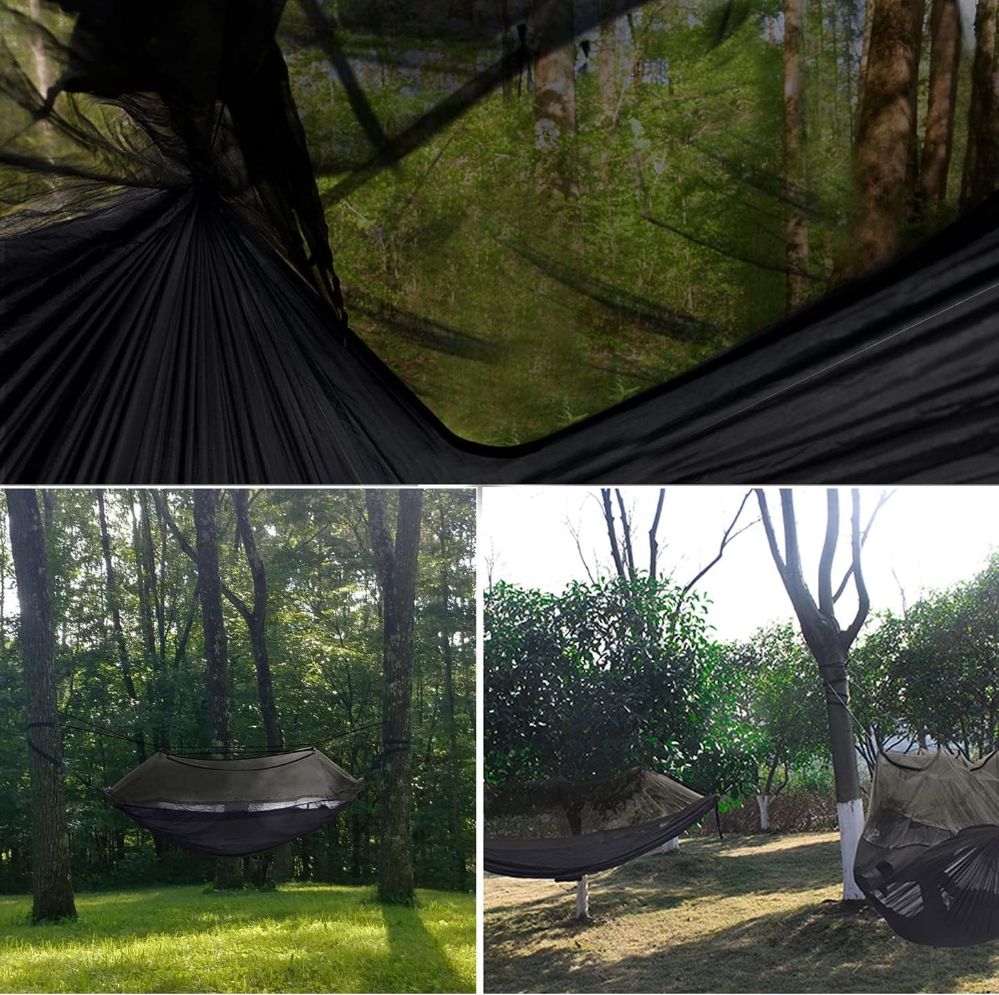 Premium Double Camping Hammock with Mosquito Net - Essential Outdoor Gear for Hiking and Travel