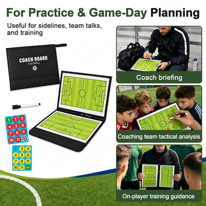 Veltrano Magnetic Soccer Coaching Board – Portable Tactical Strategy Board