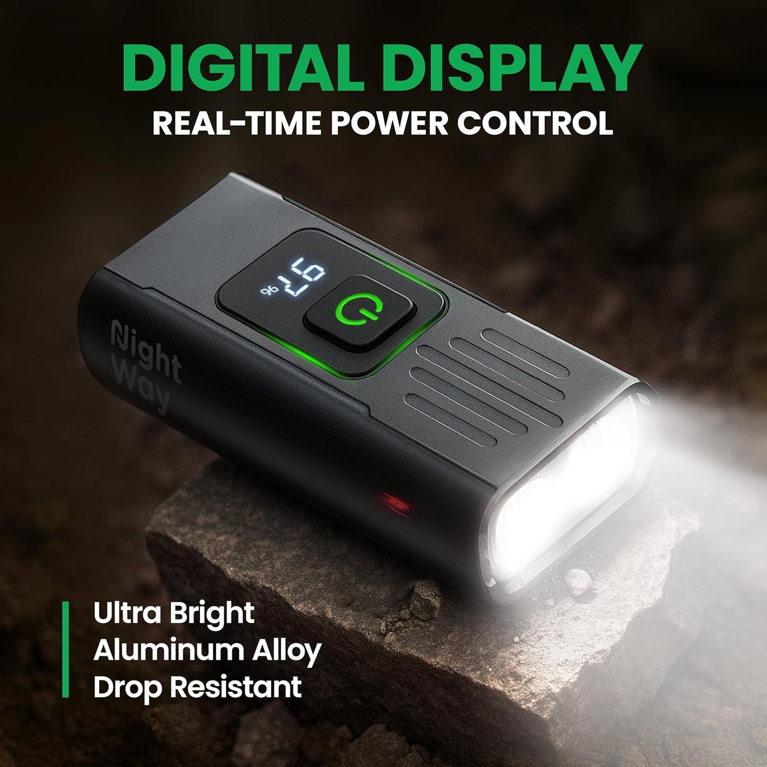 Premium USB-C Rechargeable Bike Light Set for Night Riding - Waterproof, 12+6 Modes, Ideal for Road and Mountain Cycling