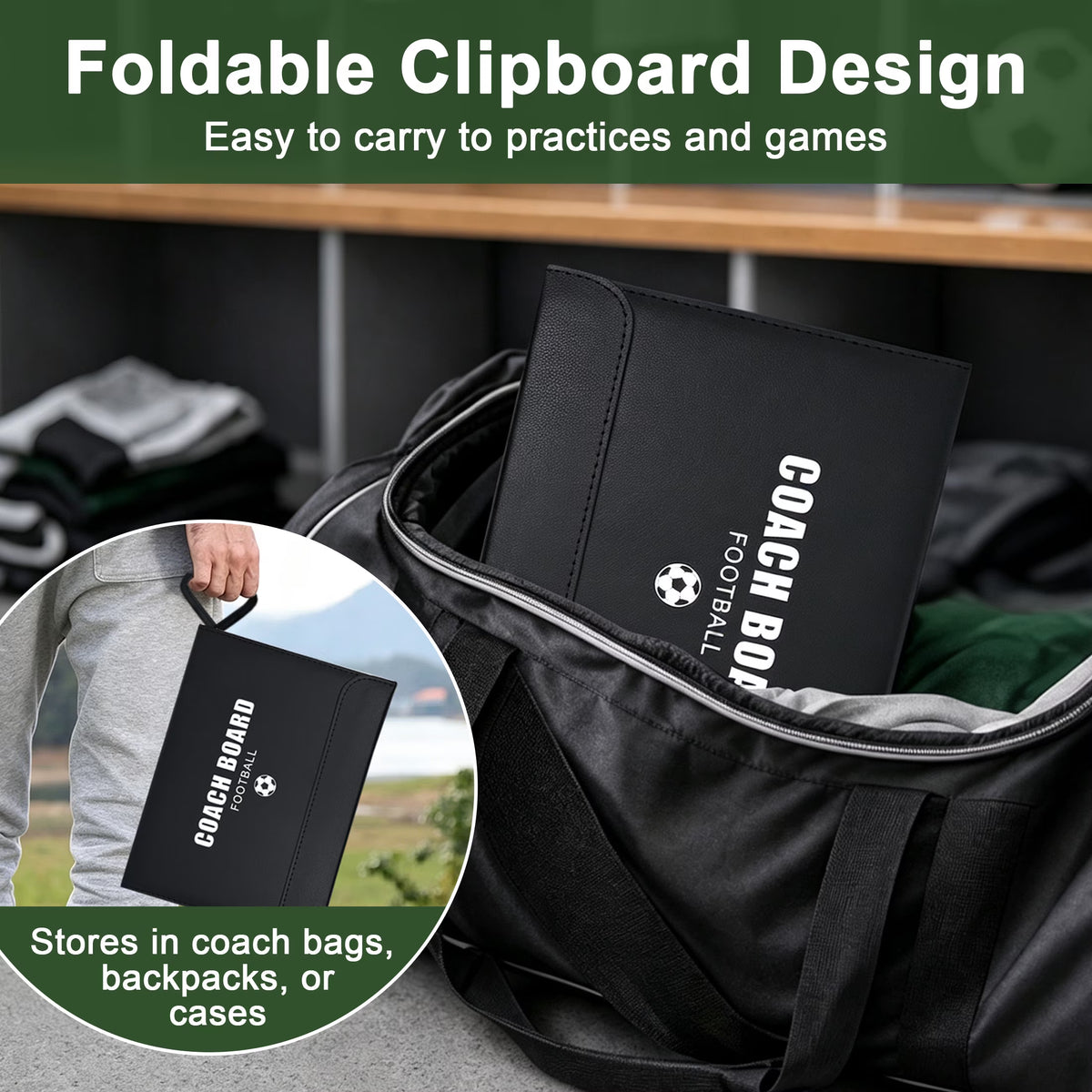 Veltrano Magnetic Soccer Coaching Board – Portable Tactical Strategy Board