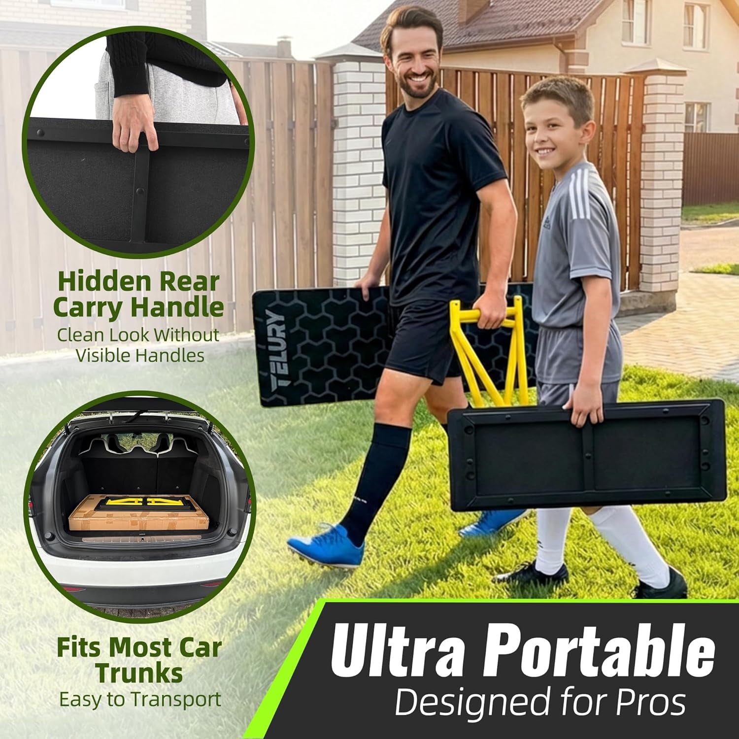 Premium Soccer Rebounder Board for Passing & Ball Control Training