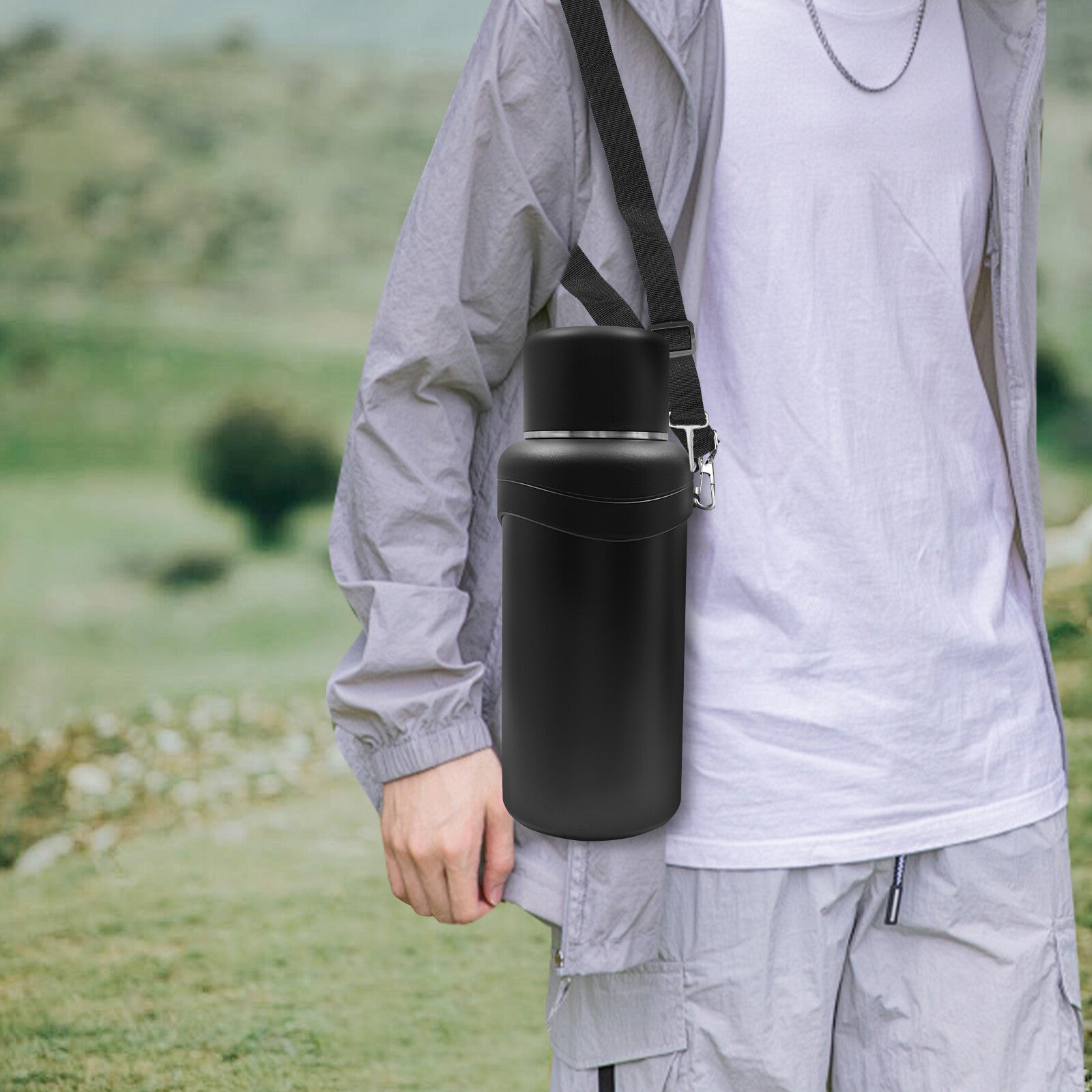 Premium Stainless Steel Insulated Water Bottle - Large Capacity