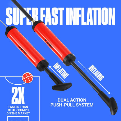 Premium Sports Ball Pump with Needle Kit