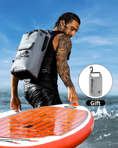 Waterproof Dry Bag Backpack for Camping, Hiking & Kayaking