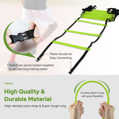 Veltrano 20FT Soccer Agility Ladder – Speed & Footwork Training Set