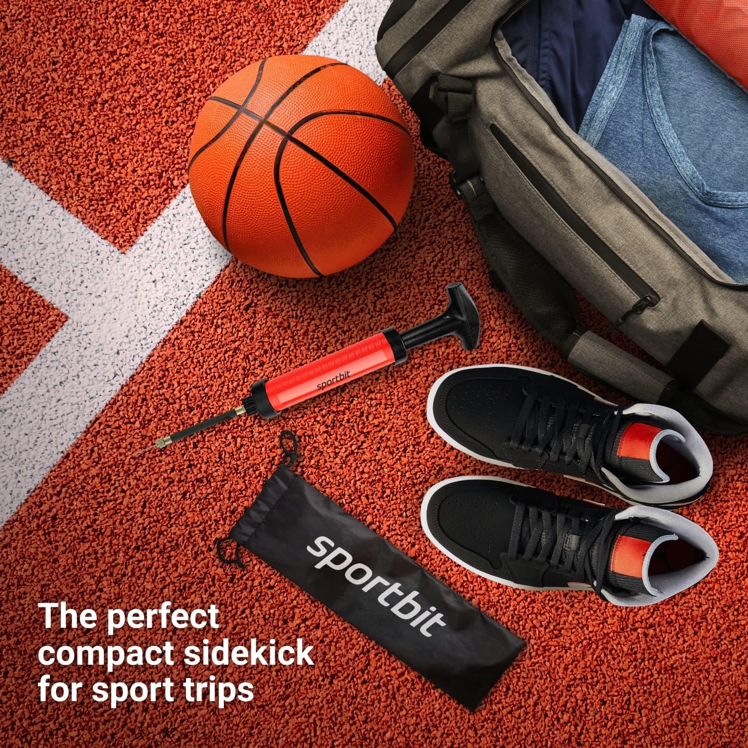 Premium Sports Ball Pump with Needle Kit