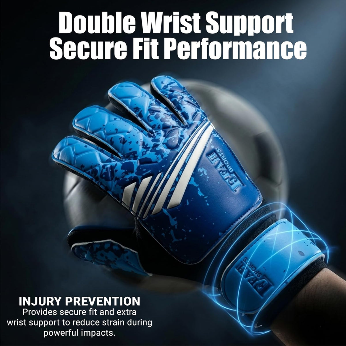 Veltrano Soccer Goalkeeper Gloves – Training & Match Gloves for Youth Players