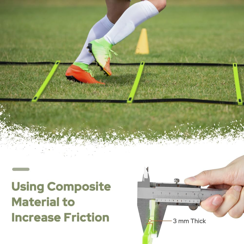Veltrano 20FT Soccer Agility Ladder – Speed & Footwork Training Set