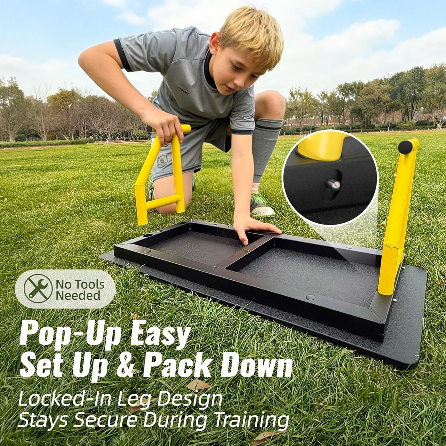 Premium Soccer Rebounder Board for Passing & Ball Control Training