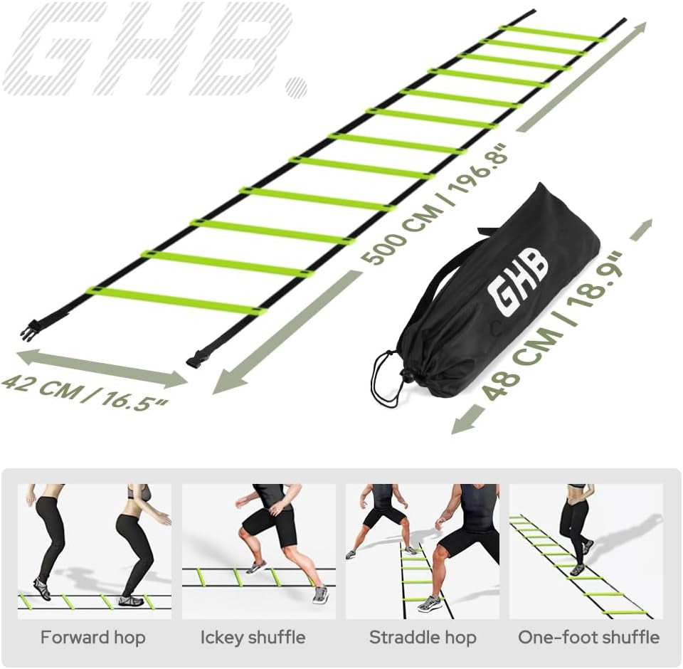 Veltrano 20FT Soccer Agility Ladder – Speed & Footwork Training Set