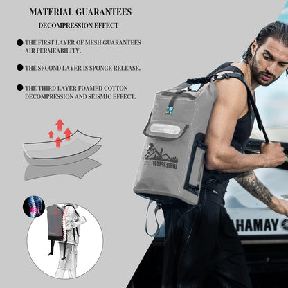 Waterproof Dry Bag Backpack for Camping, Hiking & Kayaking