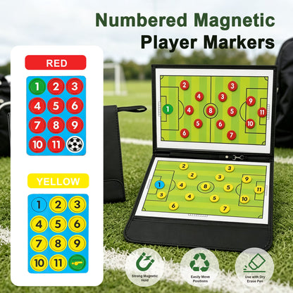 Veltrano Magnetic Soccer Coaching Board – Portable Tactical Strategy Board