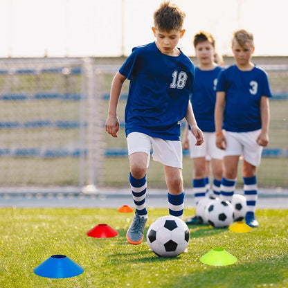 Premium Soccer Agility Training Cones with Mesh Carry Bag (105 PCS)