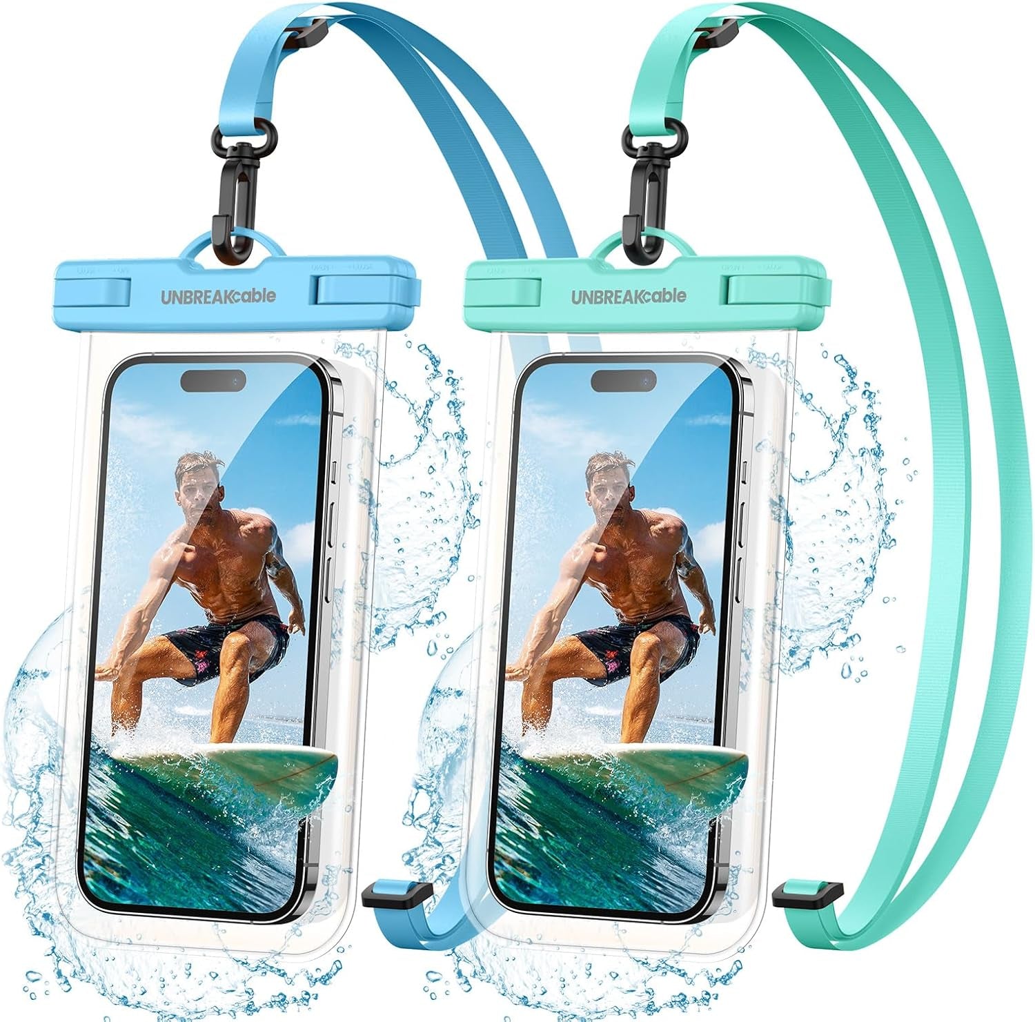 Premium Waterproof Phone Pouch 2-Pack for Outdoor Adventures