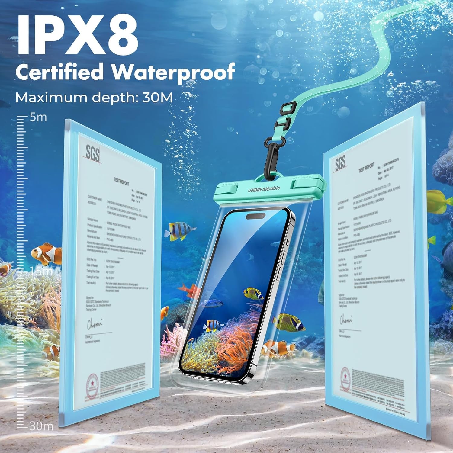 Premium Waterproof Phone Pouch 2-Pack for Outdoor Adventures