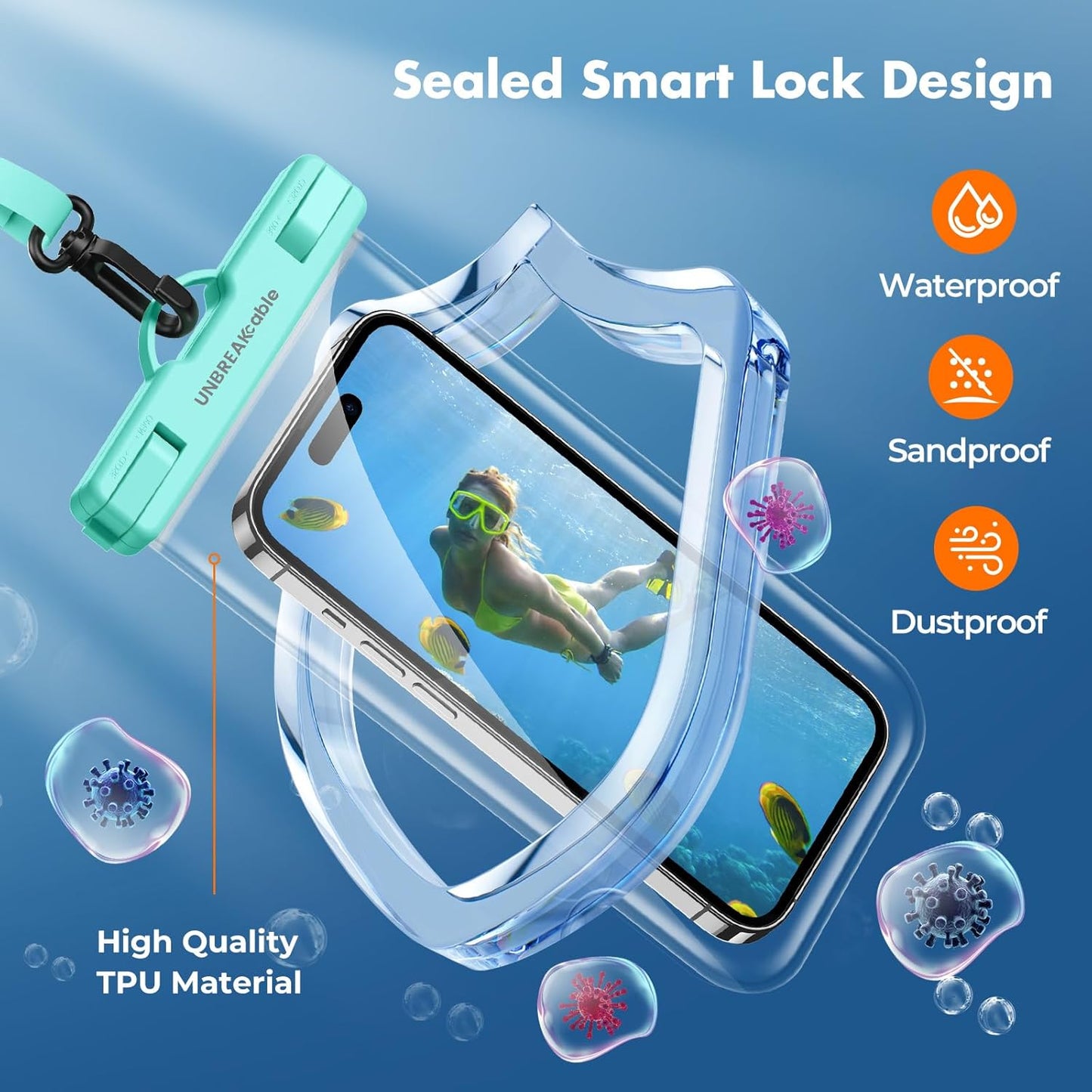 Premium Waterproof Phone Pouch 2-Pack for Outdoor Adventures