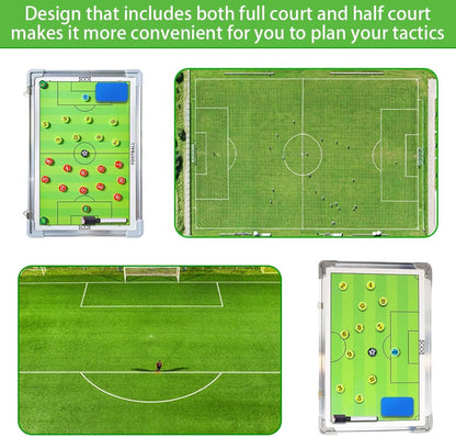 Premium Magnetic Soccer Coaching Board with Player Markers
