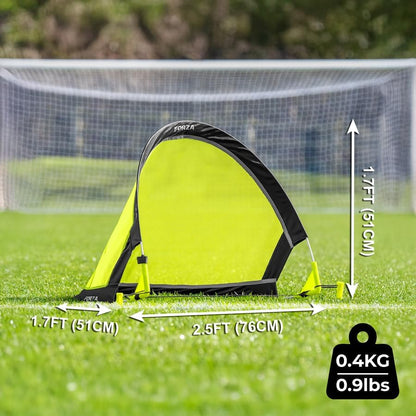 Veltrano Portable Pop-Up Soccer Goal – Quick Setup Training Net